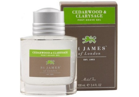 St James of London Aftershave Gel Cedarwood & Clarysage 100ml