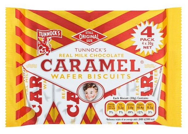 Tunnocks Caramel Wafer 5's