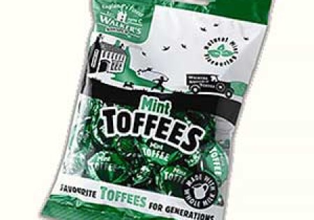 Walkers Nonsuch Mint Toffees Bag 150g