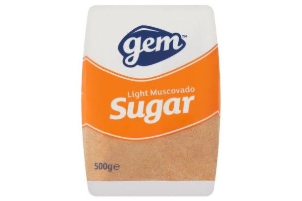 GEM light Muscovado Sugar 500g