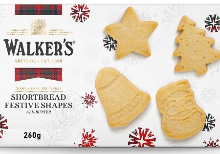 Walkers Shortbread Festive Shapes 350g