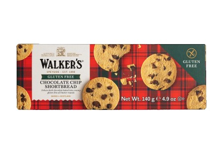 Walkers Gluten Free Chocolate Chip Shortbread 4.9 oz. 140g