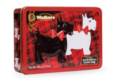 Walkers Shortbread Scottie Dogs tin 220G