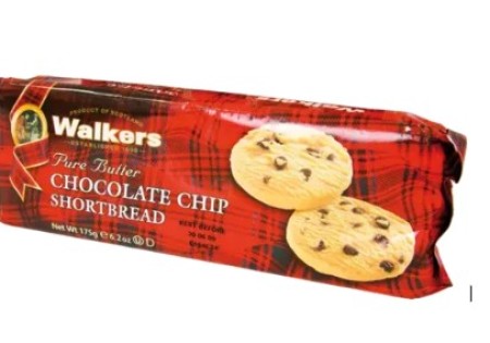 Walkers Chocolate Chip Shortbread (carton) 175 gr