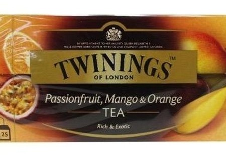 Twinings Zwarte Thee Passievrucht, Mango en Sinaasappel 25st