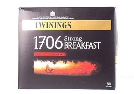 Twinings Black Tea  1706 Tea Bags 80s